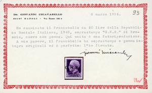 1943 - 1,75 lire arancio, 20 lire ... 