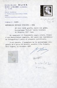 1943 - 20 lire verde giallo, ... 