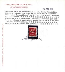 1944 - Soprastampati G.N.R., ... 