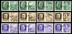 1943 - Soprastampati G.N.R. di Brescia del ... 