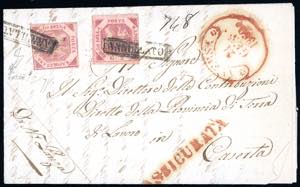 1860 - 2 grana III tavola (7), due esemplari ... 