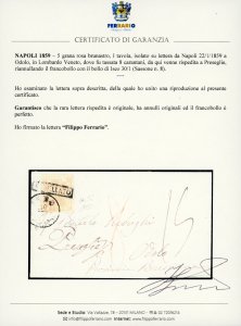 1859 - 5 grana I tavola (8), ... 