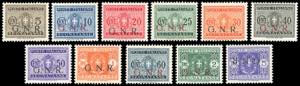 1943 - Soprastampati G.N.R. tiratura di ... 