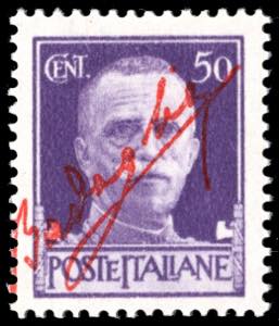 1944 - 50 cent. Imperiale, soprastampa firma ... 
