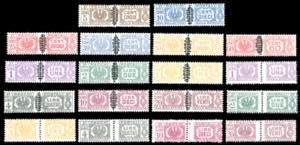 PACCHI POSTALI 1945/46 - Le due emissioni, ... 