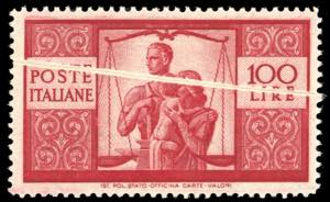 1946 - 100 lire Democratica, II lastra, ... 