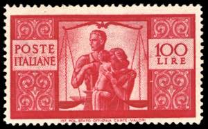 1946 - 100 lire Democratica, II lastra, ... 