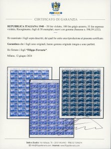 1948 - Risorgimento, serie ... 