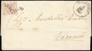 1860 - 2 grana rosa chiaro, III tavola (7b), ... 