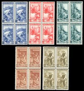 1950 - Lavoro, filigrana ruota, ... 