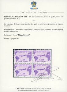 1961 - 205 lire Gronchi rosa ... 