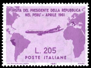 1961 - 205 lire Gronchi rosa (921), gomma ... 