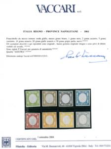 1861 - Lemissione completa ... 