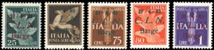 BARGE POSTA AEREA 1945 - Serie completa, ... 