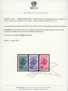 MACCAGNO 1945 - Fratelli Bandiera, ... 