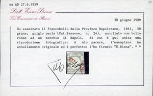 1861 - 50 grana grigio perla (24), ... 