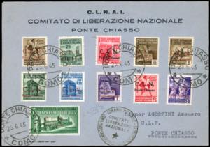 PONTE CHIASSO 1945 - Serie completa, ... 