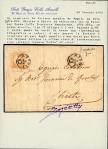 1862 - 10 grana arancio, falso per ... 