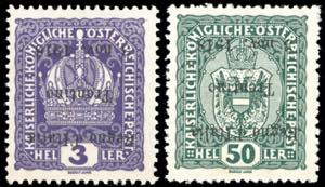 TRENTINO ALTO ADIGE 1918 - 3 h. violetto e ... 