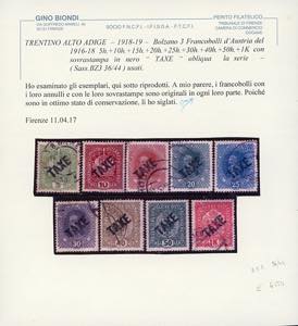 TRENTINO ALTO ADIGE-SEGNATASSE ... 