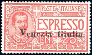 VENEZIA GIULIA ESPRESSI 1919 - 25 cent. ... 