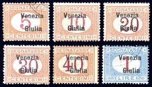 VENEZIA GIULIA SEGNATASSE 1918 - ... 