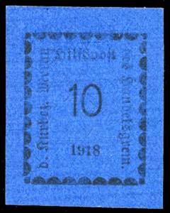 MERANO 1918 - 10 h. oltremare (3), ... 