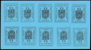 MERANO FOGLIETTI 1918 - 5 h. azzurro, IV ... 