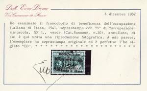 EMISSIONI DI ITACA 1941 - 50 l. ... 
