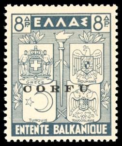 CORFU 1941 - 8 d. Intesa Balcanica, ... 