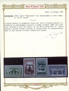 MONTENEGRO 1942 - Legionari, ... 