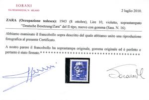 OCCUPAZIONE TEDESCA ZARA 1943 - ... 