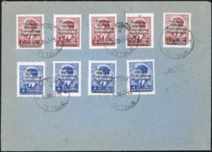 COSTANTINOPOLI 1908 - 20 piastre su 50 cent. ... 