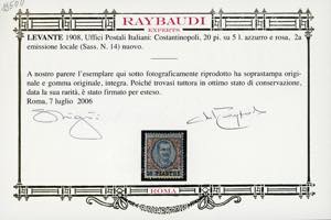 COSTANTINOPOLI 1908 - 20 piastre ... 