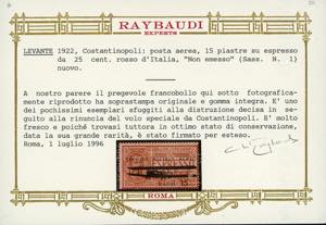 COSTANTINOPOLI POSTA AEREA 1922 - ... 