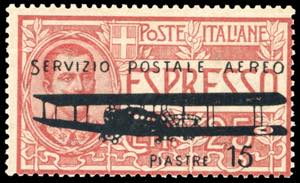 COSTANTINOPOLI POSTA AEREA 1922 - 15 piastre ... 