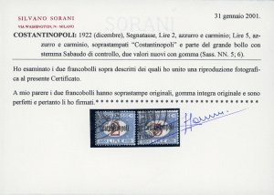 COSTANTINOPOLI SEGNATASSE 1922 - ... 