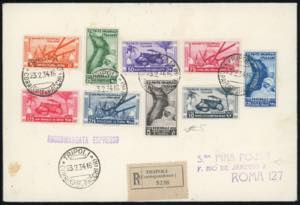 1934 - Marcia su Roma , 9 valori (32/40), ... 