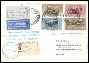 POSTA AEREA 1932 - 10, 20  e 30 cent., 1,75 ... 