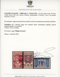 1922 - Mazzini soprastampati, ... 