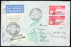 POSTA AEREA 1932 - 5 lire Soggetti Africani ... 