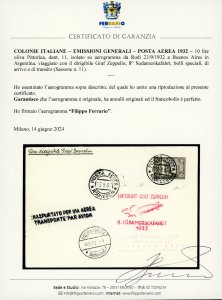 POSTA AEREA 1932 - 10 lire oliva ... 