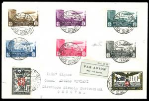 POSTA AEREA 1933 - Crociera Zeppelin, serie ... 