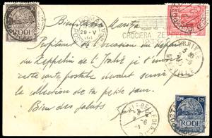 POSTA AEREA 1933 - 3 lire, due ... 