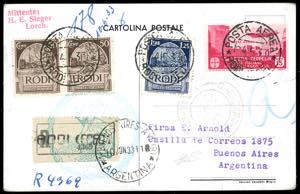 POSTA AEREA 1933 - 15 lire ... 