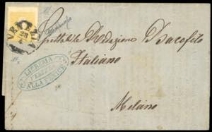 1859 - 2 soldi giallo, II tipo (28), ... 