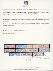 PACCHI POSTALI 1927/37 - Fascio al ... 