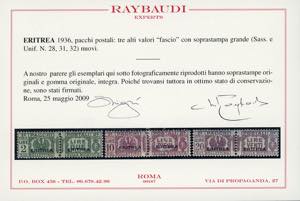 PACCHI POSTALI 1927/37 - Fascio al ... 