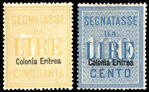 SEGNATASSE 1903 - Alti valori soprastampati, ... 