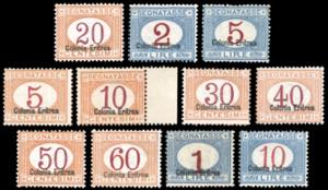 SEGNATASSE 1920/26 - Soprastampati ... 